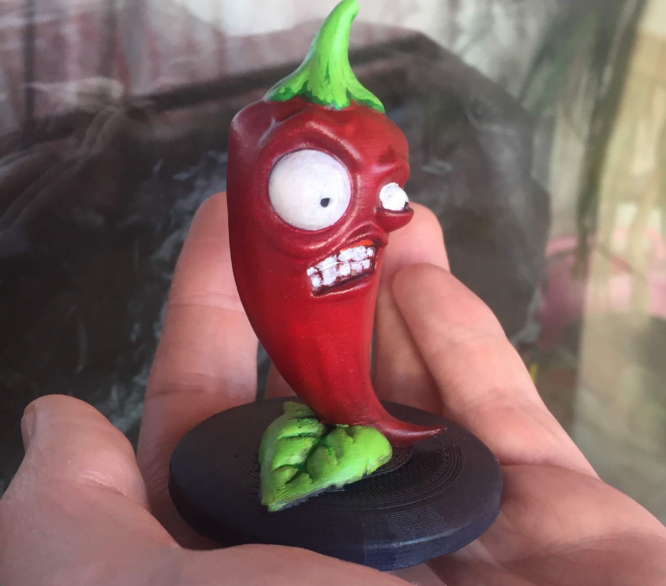 Бесплатная 3D-модель халапеньо, второй ракурс